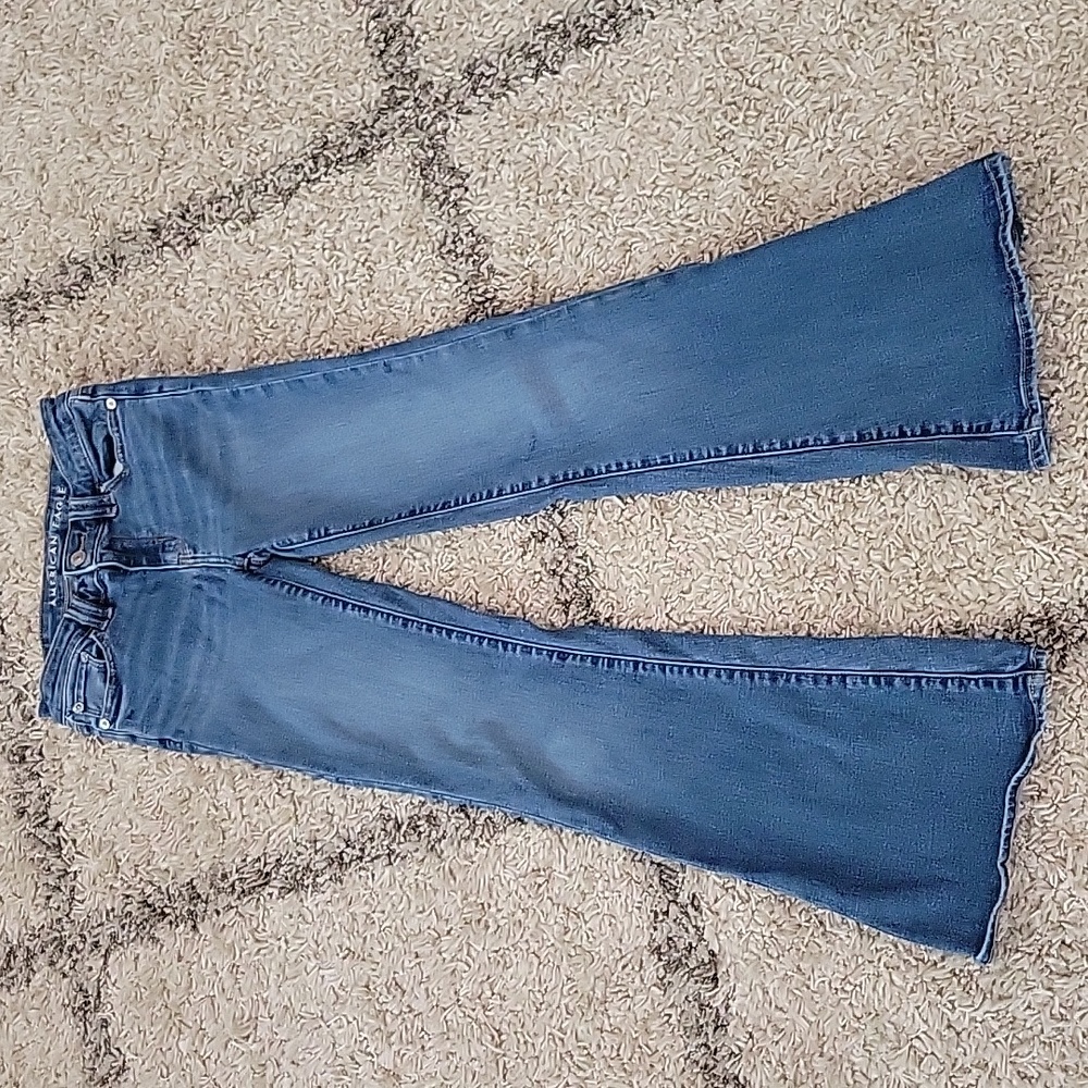 American Eagle Low-Rise Flare Jeans